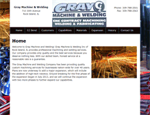 Tablet Screenshot of graymachinewelding.com